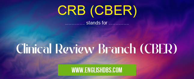 CRB (CBER)