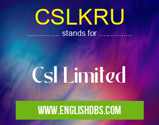 CSLKRU