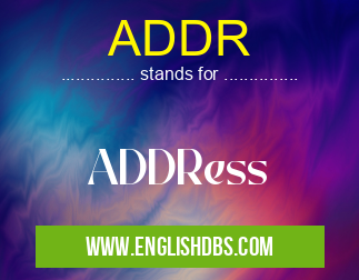 ADDR