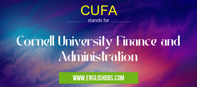CUFA