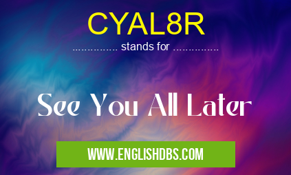 CYAL8R