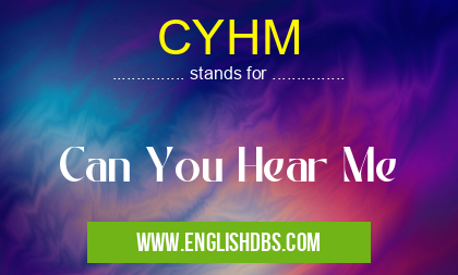 CYHM