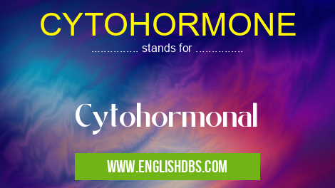 CYTOHORMONE