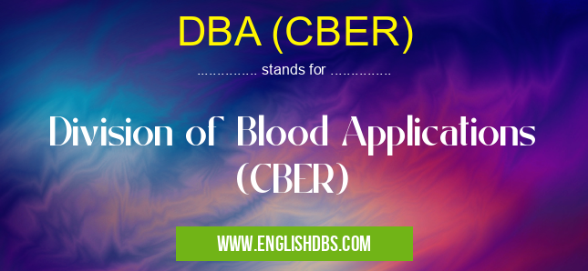 DBA (CBER)