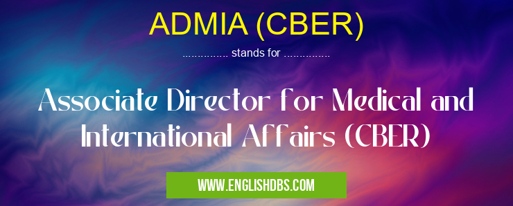 ADMIA (CBER)