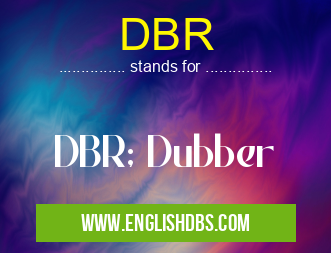 DBR