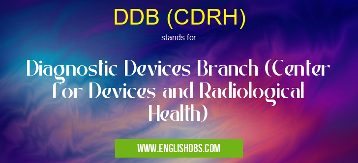 DDB (CDRH)