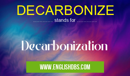 DECARBONIZE