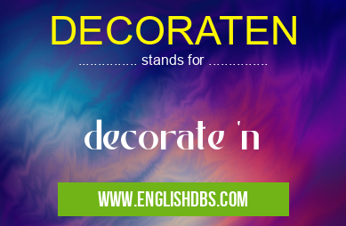 DECORATEN