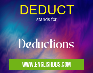 DEDUCT