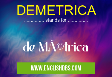 DEMETRICA