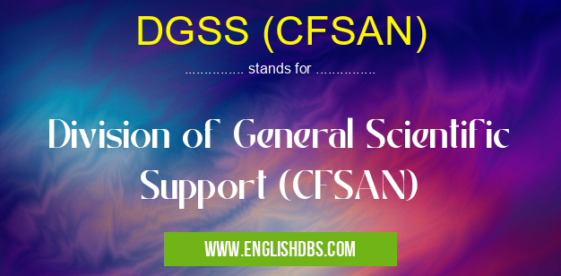 DGSS (CFSAN)