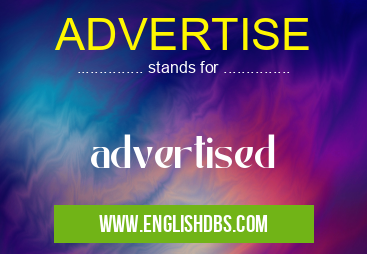 ADVERTISE