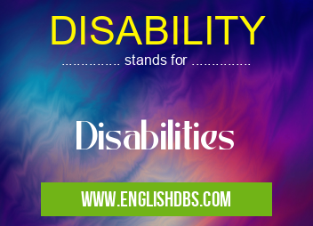 DISABILITY