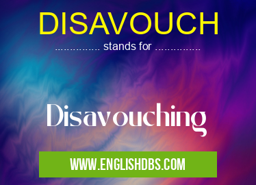 DISAVOUCH
