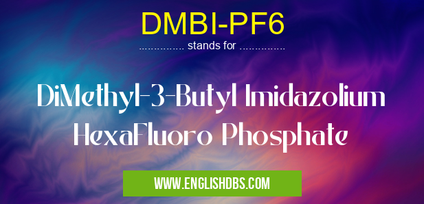 DMBI-PF6