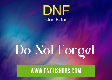 DNF