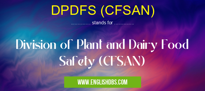 DPDFS (CFSAN)