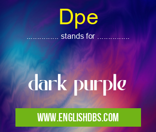 Dpe