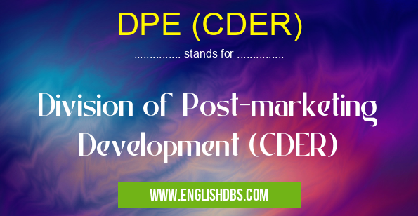 DPE (CDER)