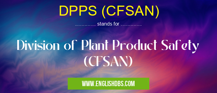 DPPS (CFSAN)