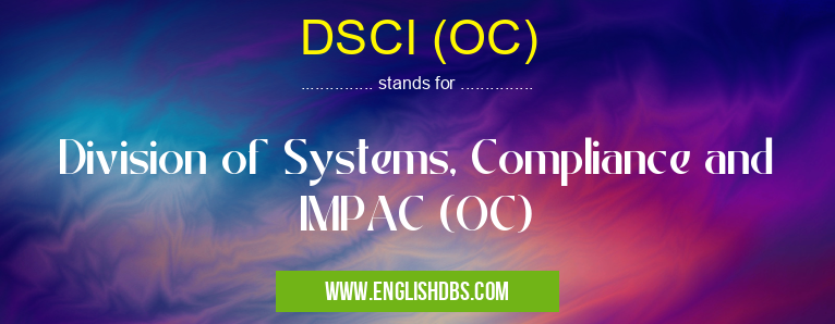 DSCI (OC)