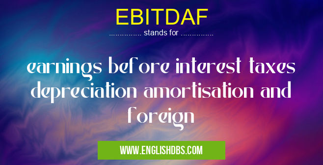 EBITDAF