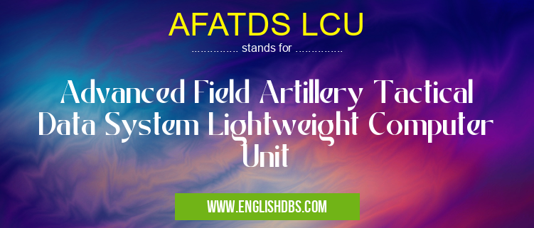 AFATDS LCU