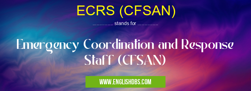 ECRS (CFSAN)