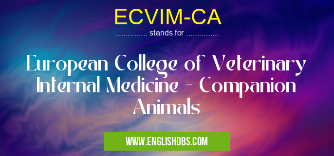 ECVIM-CA