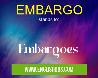 EMBARGO