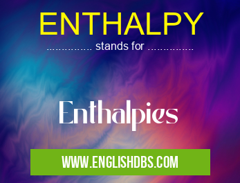 ENTHALPY