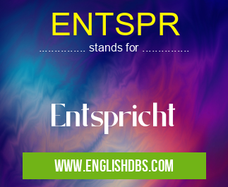 ENTSPR