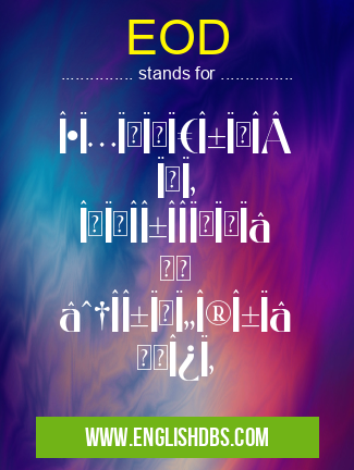 EOD