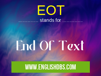 EOT
