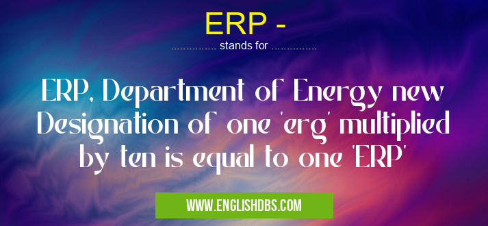 ERP -