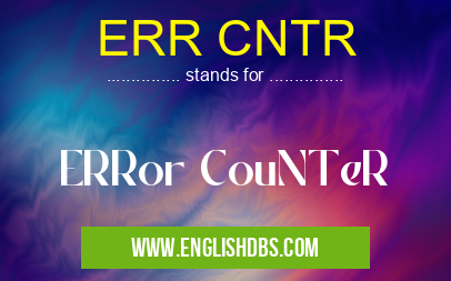 ERR CNTR