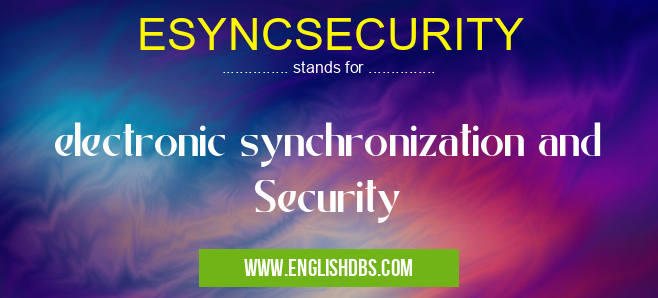 ESYNCSECURITY