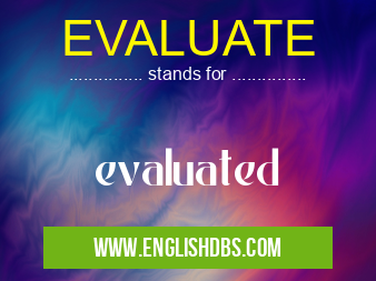 EVALUATE