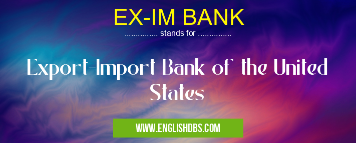 EX-IM BANK