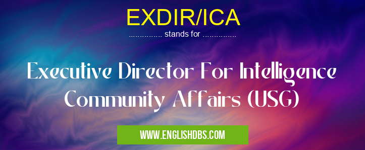 EXDIR/ICA