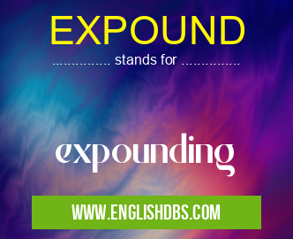EXPOUND