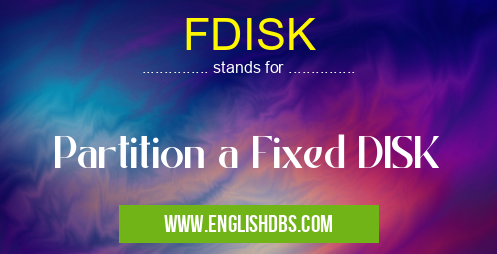 FDISK