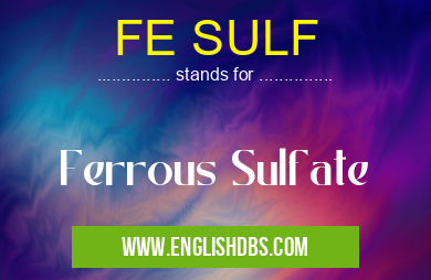 FE SULF