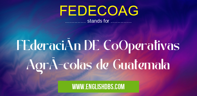 FEDECOAG