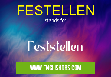 FESTELLEN