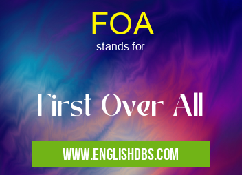 FOA