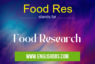 Food Res