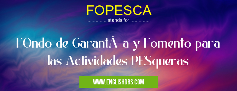FOPESCA