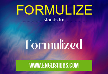 FORMULIZE